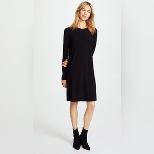 Norma Kamali Women's Kamali Kulture Crew Neck Dress, L